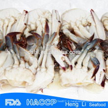 Crabe congelé demi-coupé iqf à la vente chaude avec certification HACCP